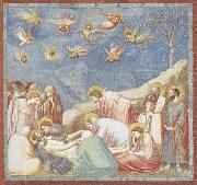 GIOTTO di Bondone Lamentation over the Dead Christ Sweden oil painting artist